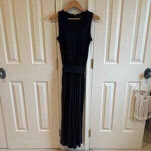 Banana Republic Charcoal Gray Maxi Dress